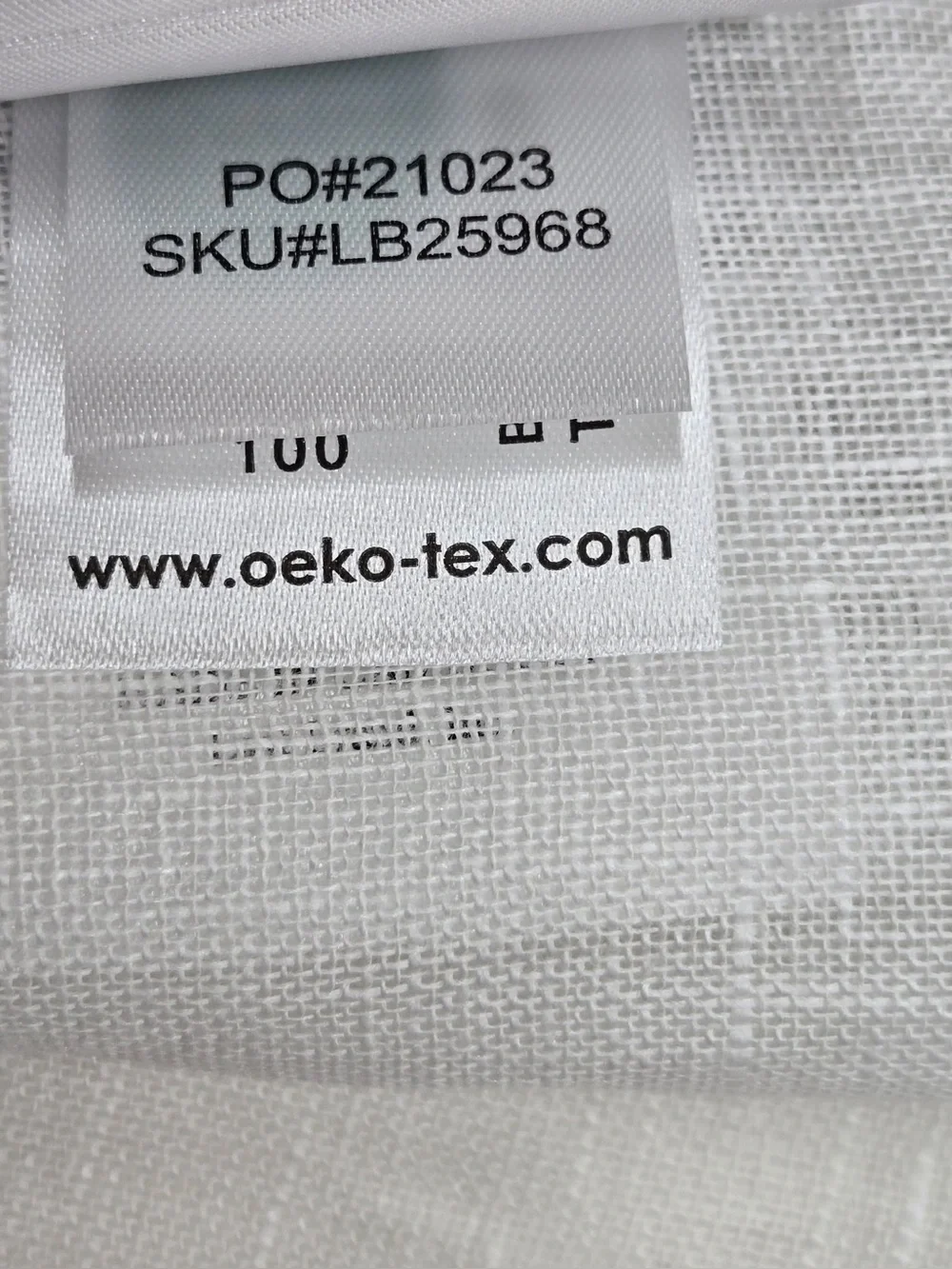 NWT QUINCE Set Of 4 48x84 European Linen Sheer Curtains White 0304